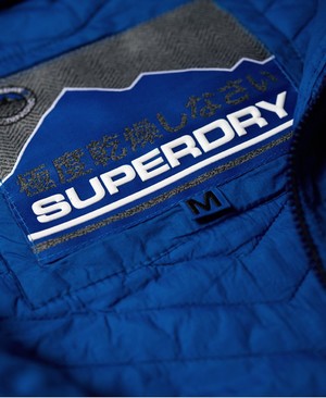 Superdry Vintage Fuji Férfi Kabát Kék | BHREA0458